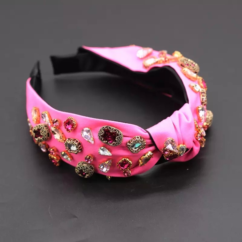 Jeweled Knot Turban Headband - Picture 5 of 7